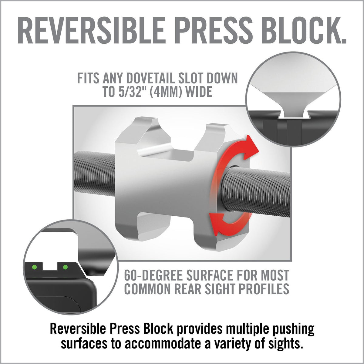Real Avid - Master Sight Pusher for Pistols