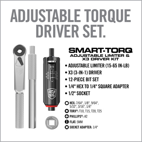 Real Avid - Smart-Torq Adjustable Limiter & X3 Driver Kit — view 4