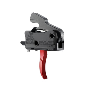 Rise Armament - Rave 140 Curved Trigger - Red