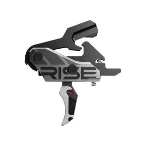 Rise Armament - Blitz G2 Slide-and-Snap AR Trigger, Curved, Silver