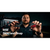 Rise Armament - Blitz G2 Slide-and-Snap AR Trigger, Flat Blade, Black — view 2