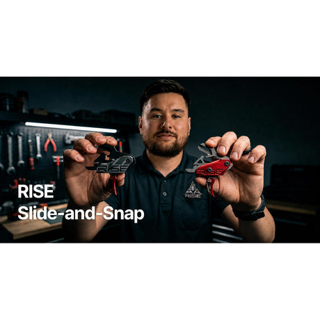Rise Armament - Blitz G2 Slide-and-Snap AR Trigger, Flat Blade, Black — view 2
