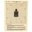 Action Target - 25 Meter M16A2 Zeroing Target, 100 Pack