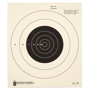 Action Target - Bulls-Eye 25 Yard Slow Fire Target 100 Pack