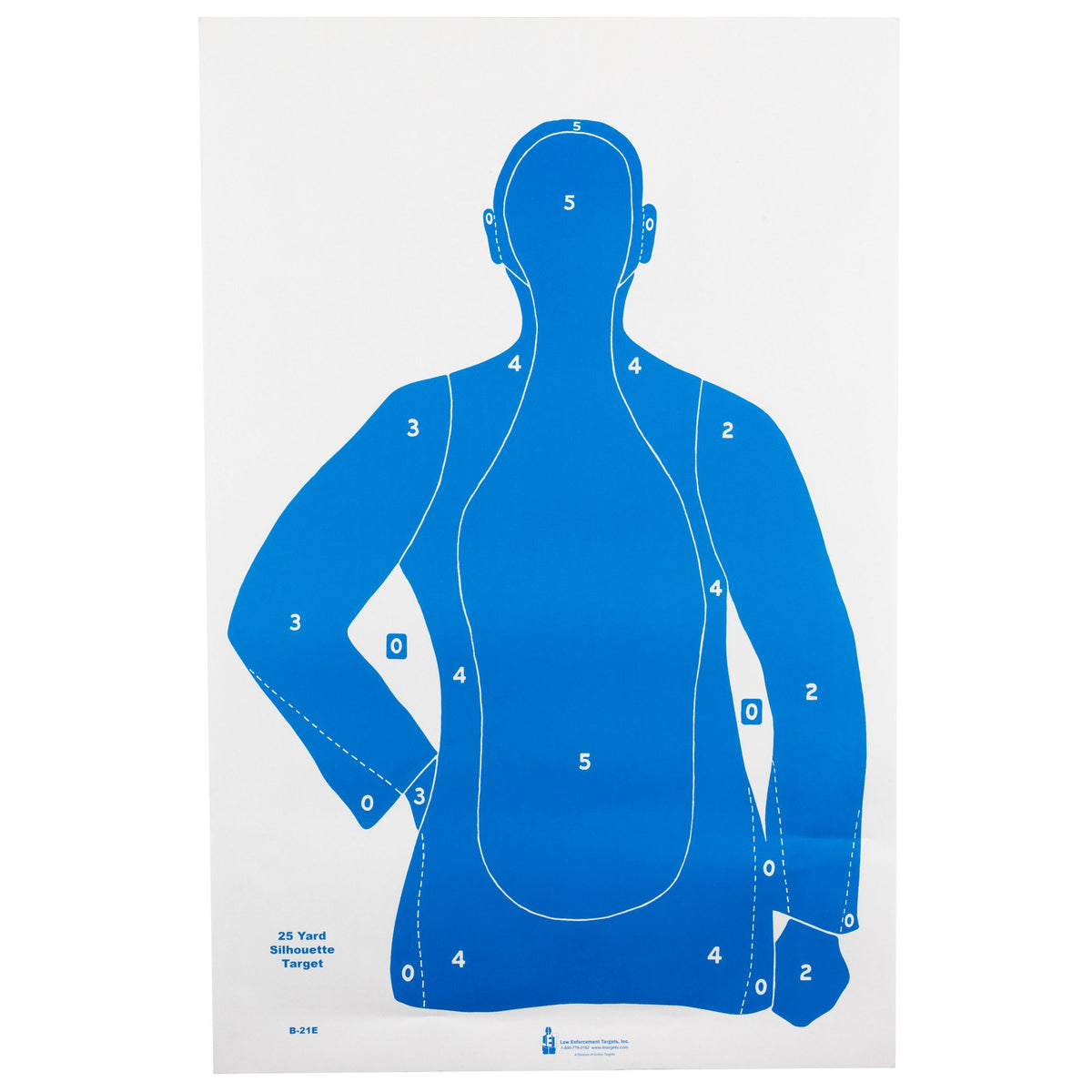 Action Target - B-21E Blue Paper Target 23"x35" 100-Pack