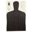 Action Target - B-27E Economy Black Silhouette Target 100-Pack