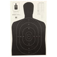 Action Target - B-27E Economy Black Silhouette Target 100-Pack