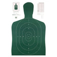 Action Target - B-27E Economy Target, Green Silhouette, 100 Pack