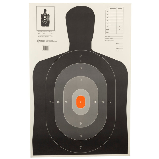 Action Target - B-27E Pros Paper Targets 23"x35" 100-Pack