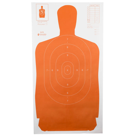 Action Target - B-27S Orange Silhouette Target 24"x45" 100 Pack