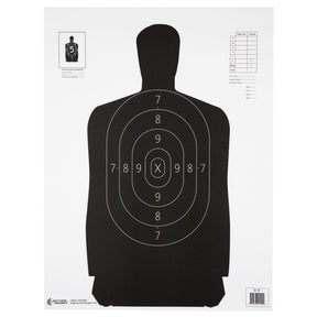 Action Target - B-34 Qualification Target, Black, 100 Pack