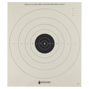 Action Target - Bullseye Paper Targets 100-Pack
