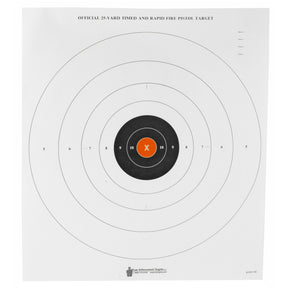 Action Target - 25-Yard Timed and Rapid Fire Paper Target - 100 Pack
