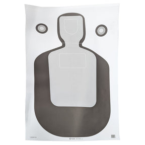 Action Target - TQ-19 Photo Target with Vital Anatomy, 100 Pack