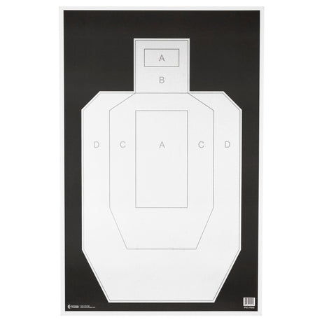 Action Target - IPSC PBKB Paper Targets 23"x35" 100 Pack