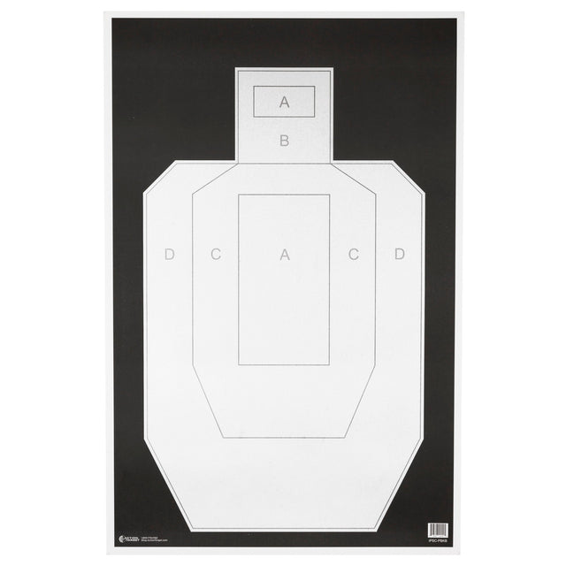 Action Target - IPSC PBKB Paper Targets 23"x35" 100 Pack