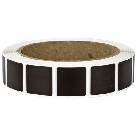 Action Target - Black Square Target Pasters, 1000 Count