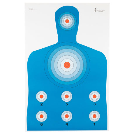 Action Target - High Visibility Fluorescent Target 100 Pack