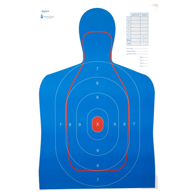 Action Target - Combo B27E & FBI Q Targets 100 Pack