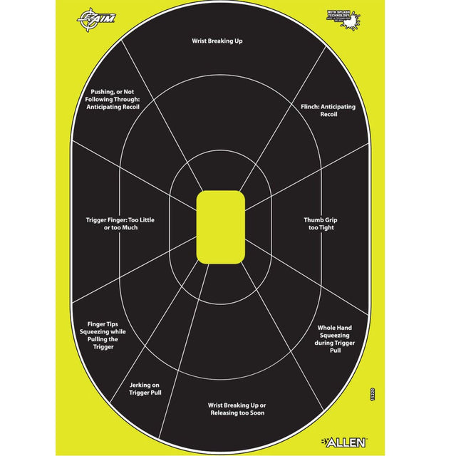 Allen Company - EZ AIM 12"x18" Handgun Trainer Targets - 8 Pack
