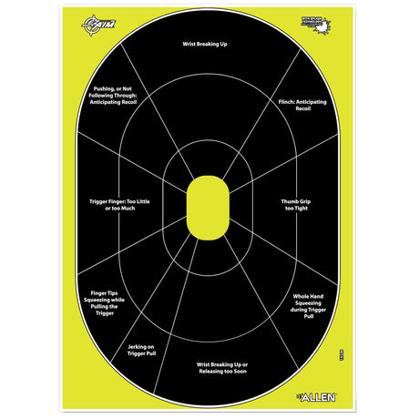 Allen Company - EZ AIM 12"x18" Handgun Trainer Targets - 8 Pack