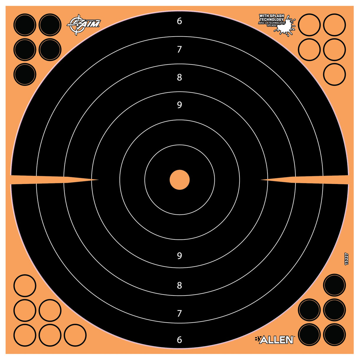 Allen Company - EZ AIM Adhesive Bullseye Targets 16x16" 5 Pack