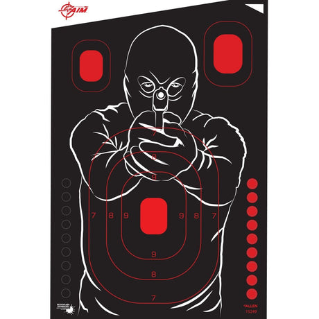 Allen Company - EZ AIM 12x18 Bad Guy Paper Targets, 5 Pack