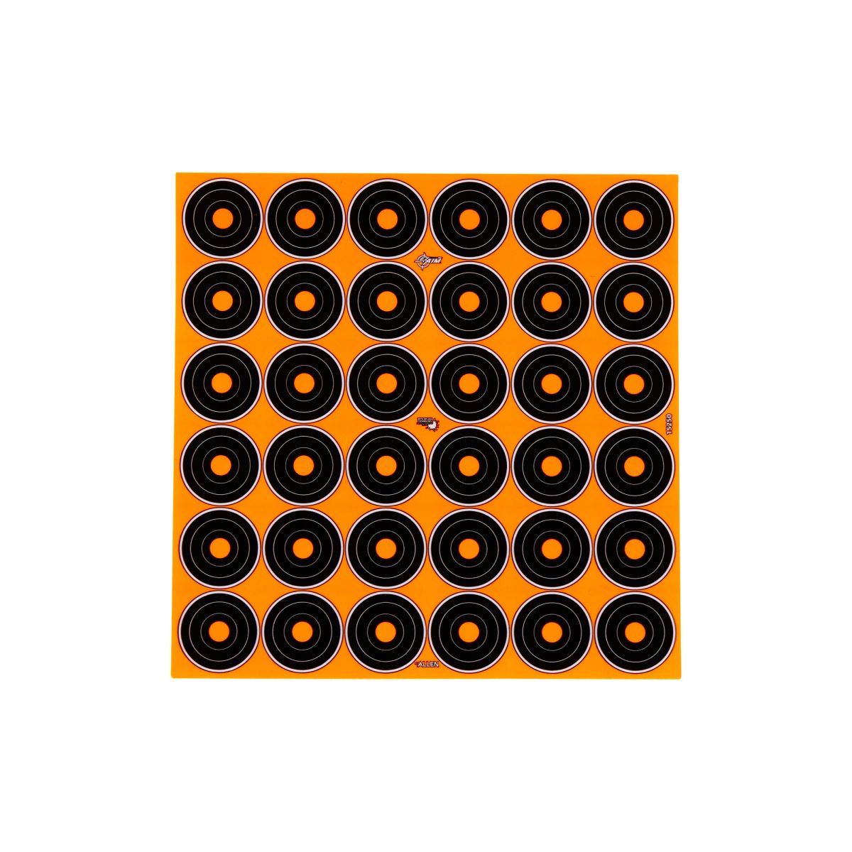 Allen Company - EZ AIM 1" Bullseye Adhesive Targets, 12 Sheets