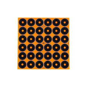 Allen Company - EZ AIM 1" Bullseye Adhesive Targets, 12 Sheets