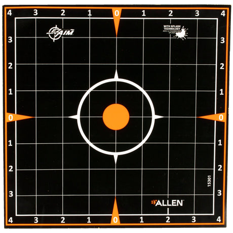 Allen Company - EZ AIM 8"x8" Adhesive Sight-In Targets, 5 Pack
