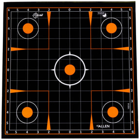 Allen Company - EZ AIM Adhesive Sight-In Targets 12x12" 5 Pack