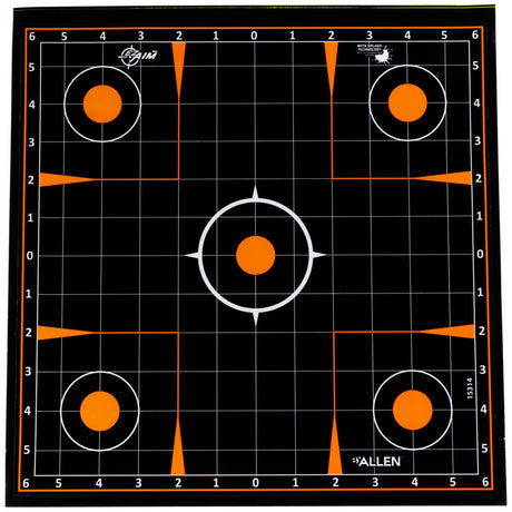 Allen Company - EZ AIM Adhesive Sight-In Targets 12x12" 5 Pack