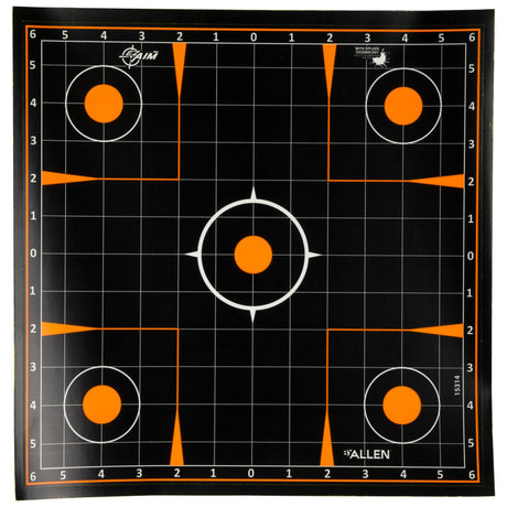 Allen Company - EZ AIM Adhesive Sight-In Grid 12x12
