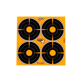 Allen Company - EZ AIM Adhesive Bullseye Targets, 3" - 12 Sheets