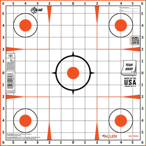 Allen Company - EZ AIM Adhesive Bullseye Targets 12" 100 Pack