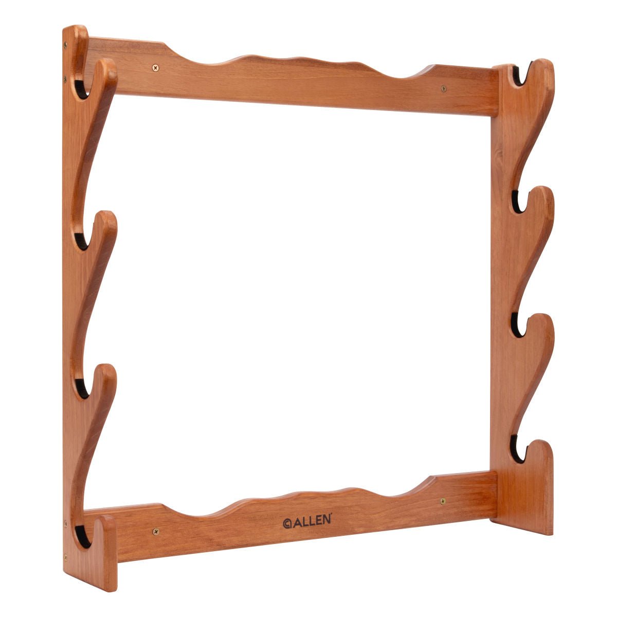 Allen Company - Four Gun Wooden Wall Rack