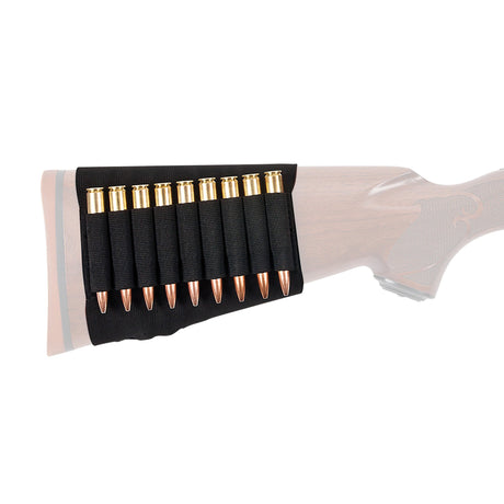 Allen Company - Basic Buttstock Shell Holder, Black Elastic