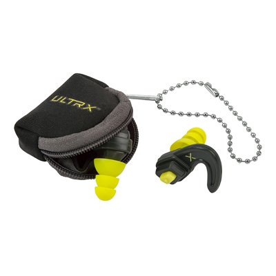 Allen Company - ULTRX Adjustable Ear Plugs - Gray/Neon Yellow