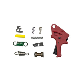 Apex Tactical - Flat-Faced Forward Set Trigger Kit, Red