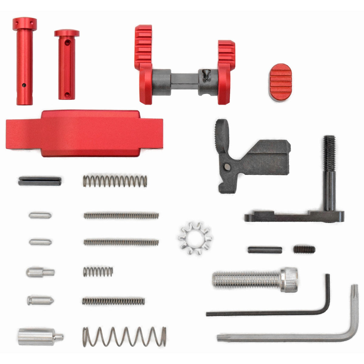 Armaspec - SPR LT Lower Parts Kit for .223/5.56 - Red