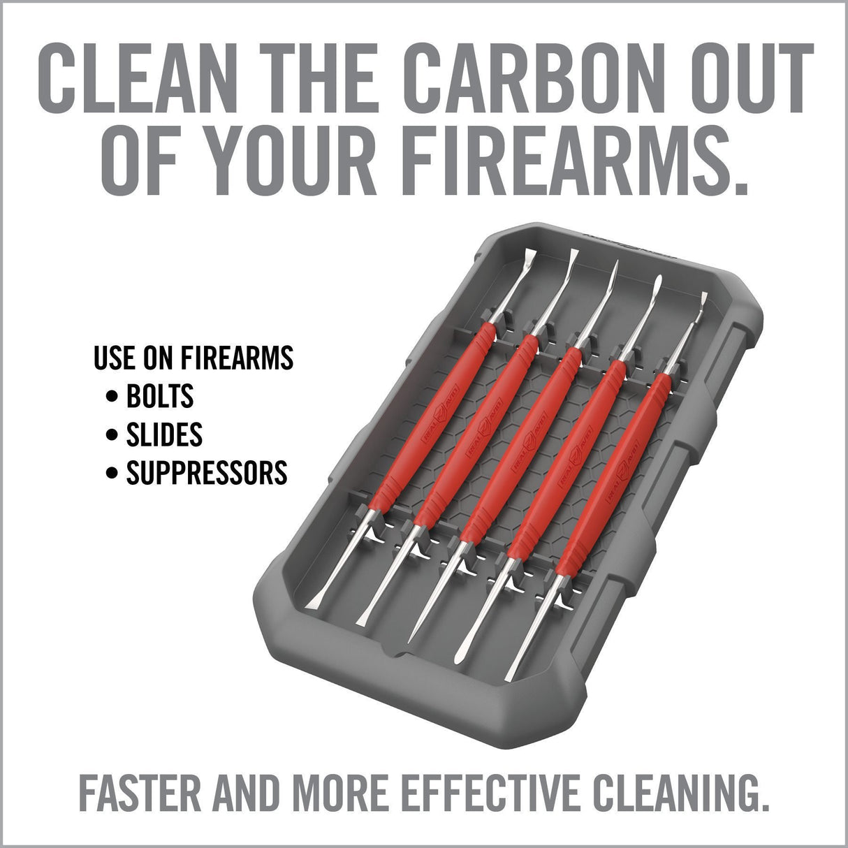 Real Avid - Accu-Grip Steel Picks Set with Rubber Grips