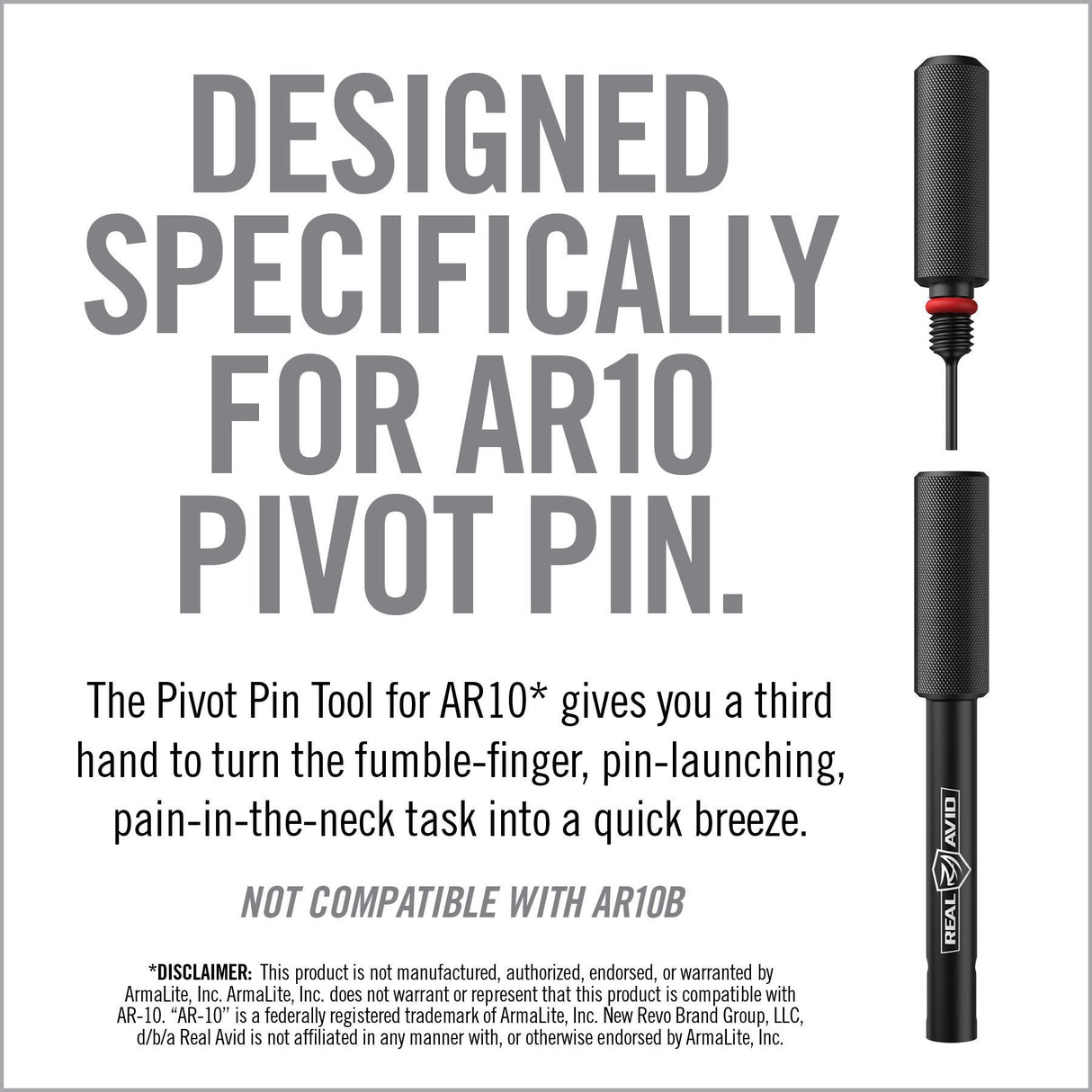 Real Avid - AR10 Pivot Pin Tool - Black