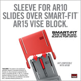 Real Avid - Smart Fit Vise Block Sleeve for AR10 - Red