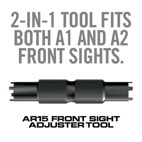 Real Avid - AR15 Front Sight Adjuster Tool - Black