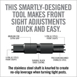 Real Avid - AR15 Front Sight Adjuster Tool - Black