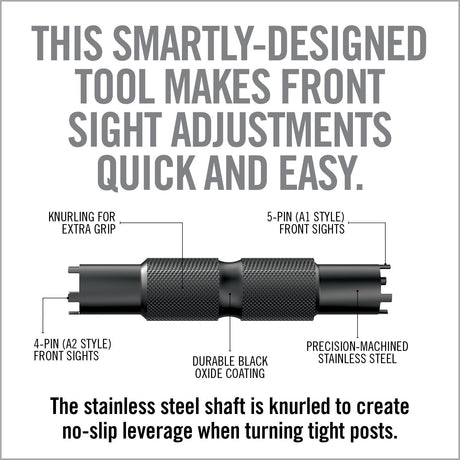 Real Avid - AR15 Front Sight Adjuster Tool - Black