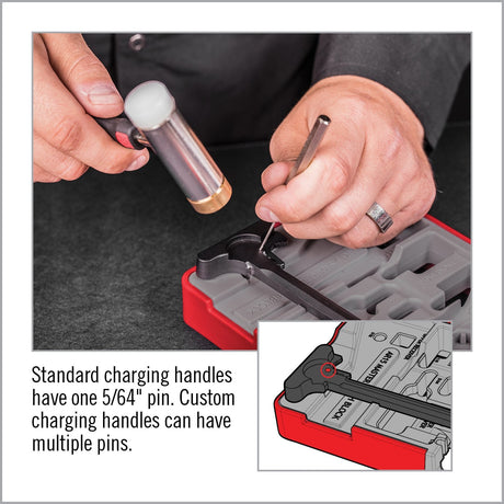 Real Avid - AR15 Master Bench Block - Red/Grey
