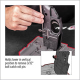 Real Avid - AR15 Master Bench Block - Red/Grey