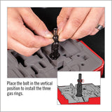 Real Avid - AR15 Master Bench Block - Red/Grey