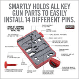Real Avid - AR15 Master Bench Block - Red/Grey
